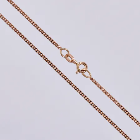 Kedja Pansar längd ca 35,5cm, bredd ca 1mm, 18K Vikt: 3,6 g