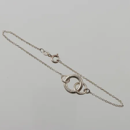 Armband, längd 19,5cm, silver Vikt: 3,1 g