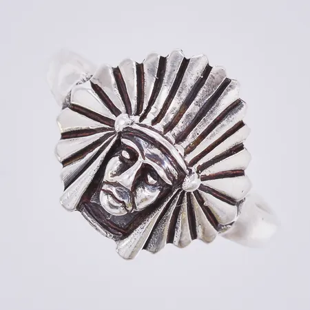 Ring stl: 18, bredd ca 2-14mm, 925/1000 silver Vikt: 3,6 g