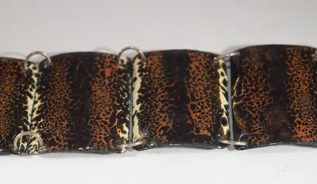 Armband , längd  18 cm , breed  3,5 cm ,  Vikt: 38,6 g