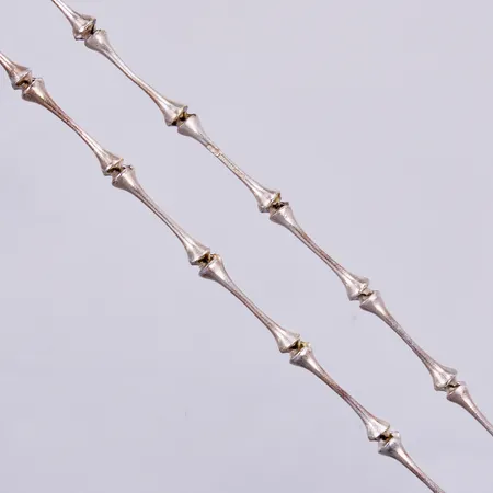 Collier Lapponia, längd: ca 80cm, bredd: ca 1-7mm, år 1979, 925/1000, silver Vikt: 71,7 g