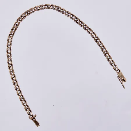Armband, Bismarck, längd: ca 19cm, bredd: ca 4mm, förgyllt, 830/1000 silver  Vikt: 4,1 g