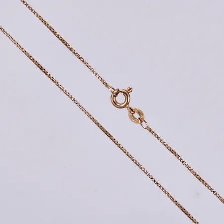 Kedja Venezia, längd: ca 39cm, bredd: ca 1mm, 18K  Vikt: 2,4 g