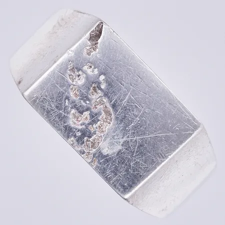 Klackring, stl: ca 19½, bredd: ca 3-10mm, BEH, Bengt Hallberg Guldsmeds AB, Köping, 925/1000 silver  Vikt: 4,4 g