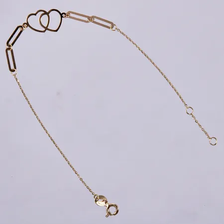 Armband, längd: ca 17,5cm och 19,5cm, bredd: ca 0,5-10mm, 18K  Vikt: 1 g
