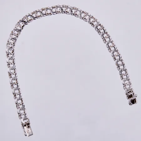Armband Bismarck, längd: 19cm, bredd: ca 6mm, 830/1000 silver  Vikt: 9,8 g