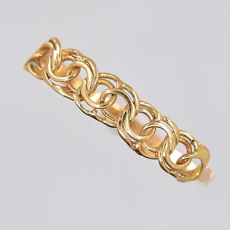 Ring Bismarck, defekt, stl 17½, 18K Vikt: 0,9 g