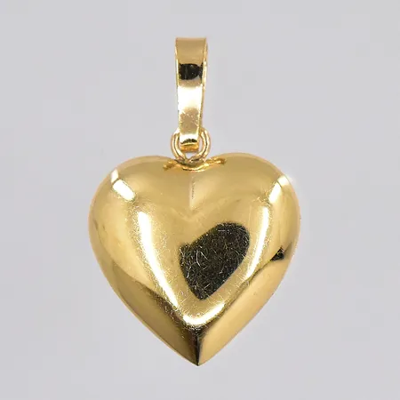 Hänge, hjärta, stl 18x12mm, 18K Vikt: 0,7 g
