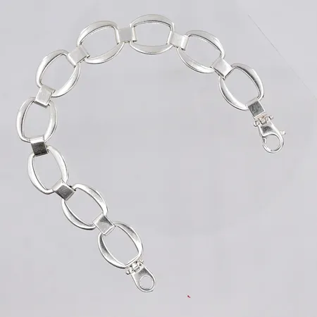 Armband, 19cm, bredd 14mm, 925/1000 silver Vikt: 18,9 g