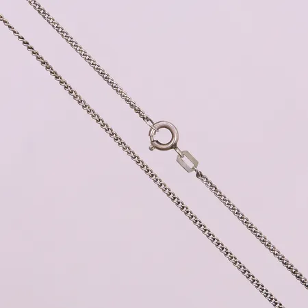 Kedja Pansar, längd 40cm, bredd 1,5mm, silver 835/1000.  Vikt: 2,4 g