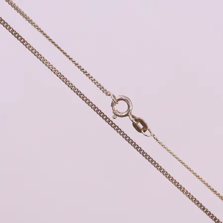 Kedja Pansar, längd 38cm, bredd 1,4mm, silver 925/1000.  Vikt: 2,3 g