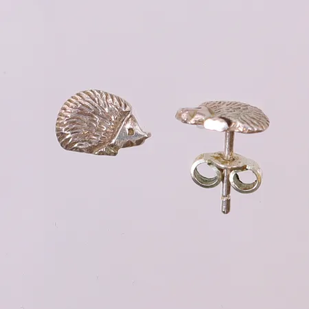 Ett par örhängen igelkottar, Ø9mm, silver 925/1000.  Vikt: 1,3 g