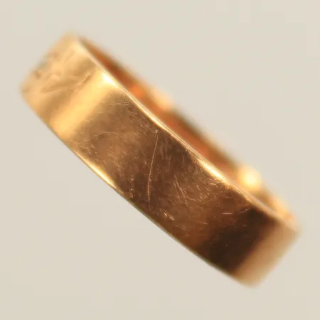 Ring med diamanter totalt 0,03ct, gravyr, stl 17¼, 18K Vikt: 3,5 g
