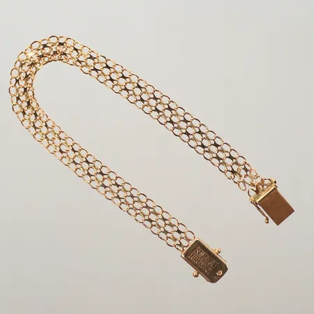 Armband X-länk, defekt, 18K Vikt: 9,7 g