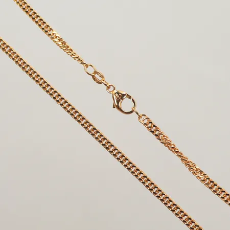 Halskedja Pansar, längd 50cm, bredd 2mm, 18K Vikt: 15 g