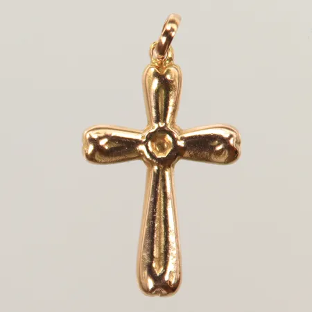 Hänge kors, 33x25mm, 14K Vikt: 3,1 g