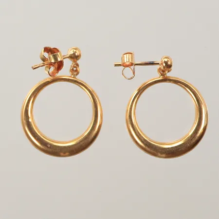 Ett par örhängen, Ø15mm, 18K Vikt: 2,8 g