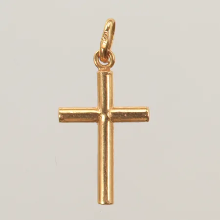 Hänge kors, 22x11mm, 18K Vikt: 0,6 g