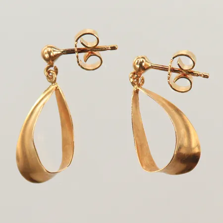 Ett par örhängen, 20mm, 18K Vikt: 2,1 g