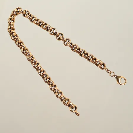 Armband, ärtlänk, längd 22,5cm, bredd 6mm, 18K, 13,4g 