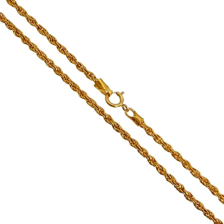 Halskedja Cordell, 21K guld, längd 47,0 cm, bredd 1,8 mm, fint skick Vikt: 2,1 g