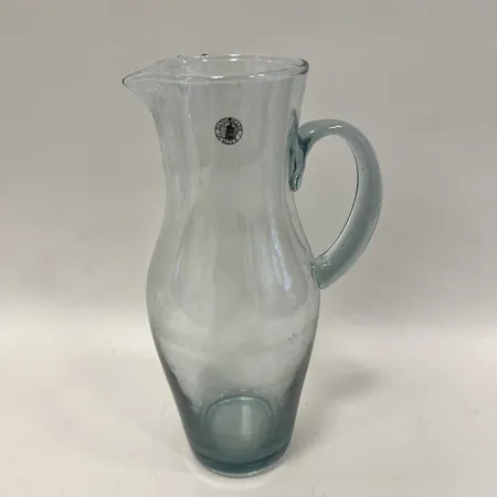 Kanna, 27cm, glas, smärre bruksmärken. Skickas med paket.