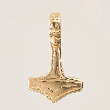 Hänge Hammare, längd: 20mm, 2,4-13mm, GHA, 18K  Vikt: 2 g