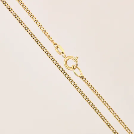 Kedja Pansar, längd: 52cm, bredd: 1,6mm, 18K  Vikt: 5,6 g