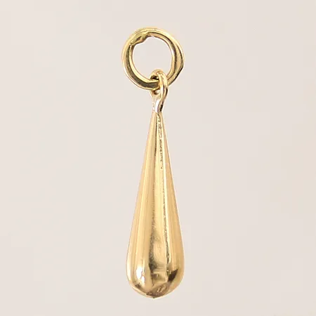 Hänge, droppe, 21x4,7mm, 18K Vikt: 0,5 g
