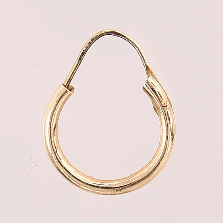 Udda örhänge, Ø10mm, bredd: 1,6mm, 14K  Vikt: 0,4 g