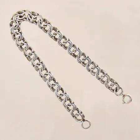 Armband Bismarck, längd: 19,5cm, bredd: 7,8mm, silver 830/1000 Vikt: 14,5 g