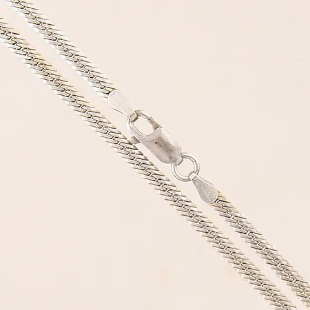 Kedja Rävsvans, längd: 40,5cm, bredd: 3mm, silver 925/1000 Vikt: 7,1 g