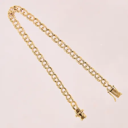 Armband Bismarck, längd: 20cm, bredd: 5,1mm, 18K  Vikt: 9,7 g