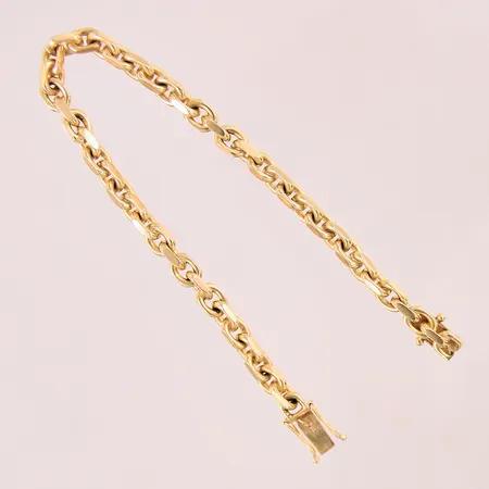Armband Ankar, längd: 19cm, bredd: 4,9mm, 18K  Vikt: 24,2 g