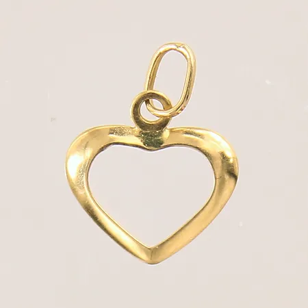 Hänge Hjärta, 12x11mm, 18K  Vikt: 0,2 g