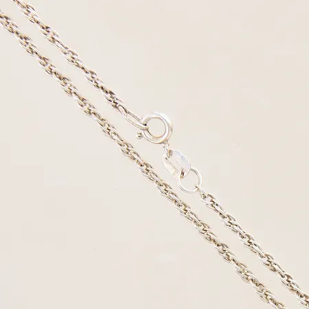 Collier, längd: 46,5cm, bredd: 2,3mm, silver 925/1000 Vikt: 5,7 g