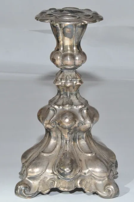 Ljustake ,H17,5 cm ,silver 830/1000   Vikt: 226,4 g