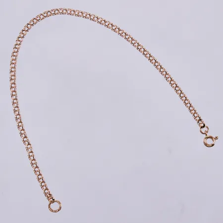Armband Bismarck, längd: ca 18,5cm ,bredd: ca 3mm, GHH, Guldsmedjan Hilden Holgerår, Sala, år 1981, 18K  Vikt: 2 g