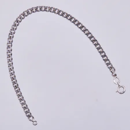 Armband Pansar, längd: ca 18cm, bredd: ca 4mm, S830/1000 silver  Vikt: 6,8 g