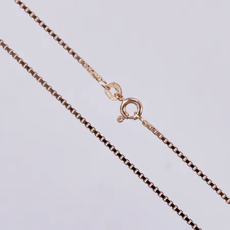 Kedja Venezia längd ca 60cm, bredd ca 1mm, 18K Vikt: 8 g