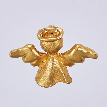 Hänge ängel, längd: ca 1cm, bredd: ca 16mm, 24K  Vikt: 2,2 g