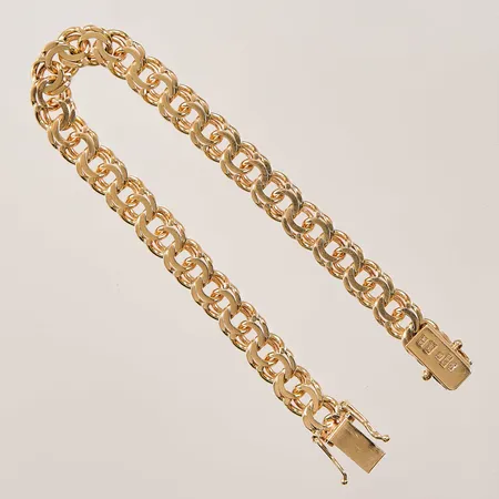 Armband Bismarck, 17,7cm, bredd:7mm, 18K 18,2g.