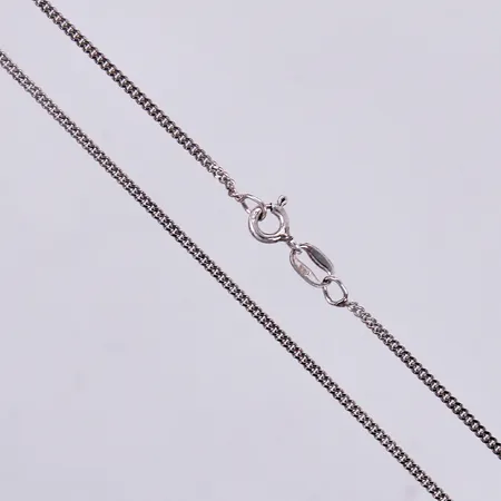 Kedja, Pansar, längd: ca 42cm, bredd: ca 1,5mm, 925/1000 Vikt: 2,3 g