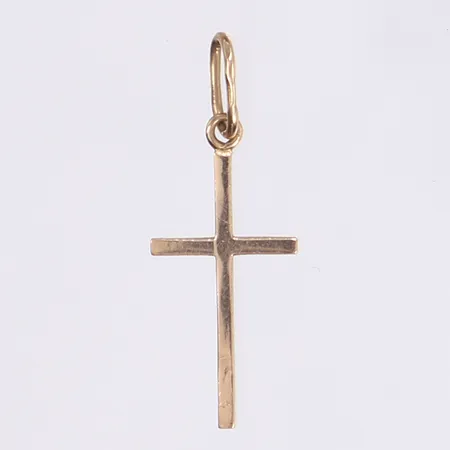 Hänge kors, 28x11mm inklusive ögla, 14K Vikt: 0,5 g