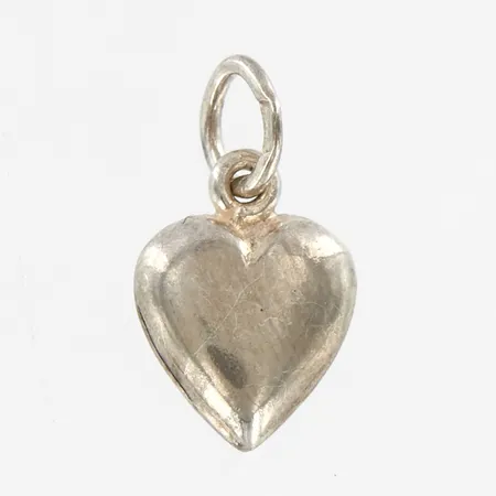 Hänge, hjärta, ca 15mm, 925/1000 Silver Vikt: 0,5 g