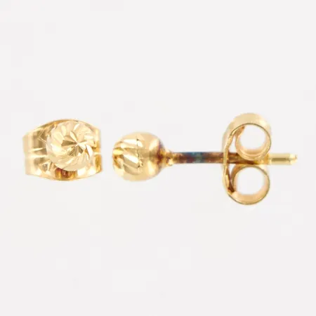 Ett par örhängen, ca 3mm, 18K Vikt: 0,4 g