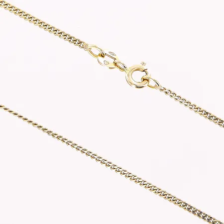 Kedja Pansar, 45,5cm, bredd 1,2mm, Balestra, 18K. Vikt: 4,4 g