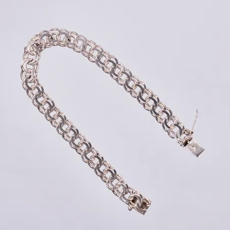 Armband Bismarck, längd: ca 19,5cm, bredd: ca 9mm, 830/1000 silver  Vikt: 17 g