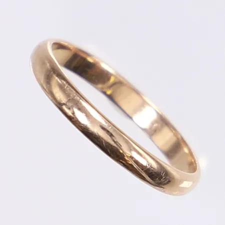 Ring, stl 18½, bredd 2,8mm, 14K Vikt: 2 g