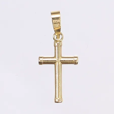 Hänge kors, 25x10mm, 18K Vikt: 0,5 g